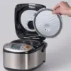 Zojirushi Micom 3-Cup Compact Size, Multiple Settings, Stainless Steel Made, Built-In Retractable Power Cord and Easy to Transport Rice Cooker and Warmer