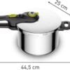 Tefal Secure 5 Neo Stainless Steel Pressure Cooker, 6 L, Induction