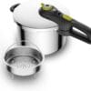 Tefal Secure 5 Neo Stainless Steel Pressure Cooker, 6 L, Induction