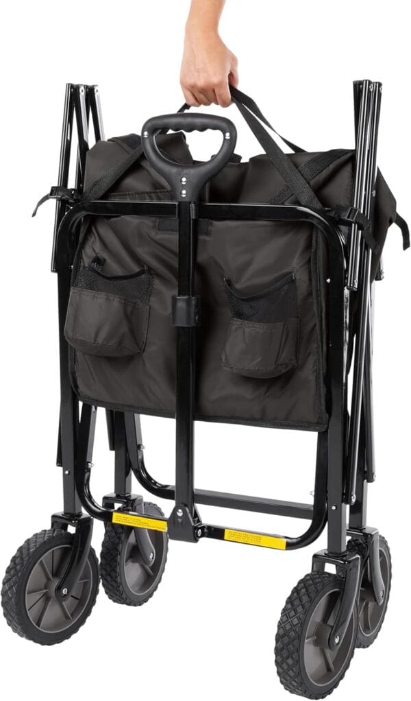 Collapsible Heavy Duty Utility Wagon for Outdoor Sports
