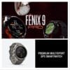 Garmin fēnix® 9 Pro Solar, Titanium, 47mm, Graphite/Black