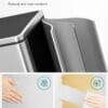 SONGMICS Trash Can, 2 x 8 Gallon (2 x 30 L) Garbage Can for Kitchen with 15 Trash Bags