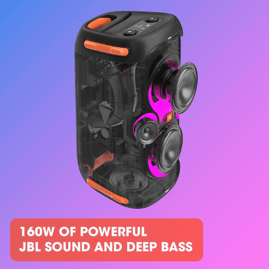 JBL PartyBox 110 Portable Party Speaker with 160W Powerful Sound