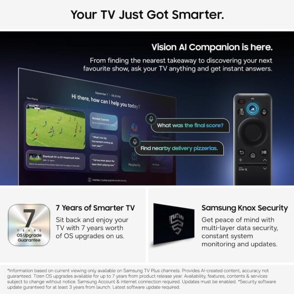 Samsung Smart TV 43-Inch U7020H Crystal UHD 4K TV (Installation Not Include)
