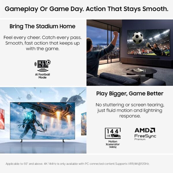 Samsung Smart TV 43-Inch U7020H Crystal UHD 4K TV (Installation Not Include)