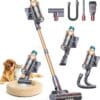 SMOTURE Cordless Vacuum Cleaner, 55KPa 650W Stick Cordless Vacuum