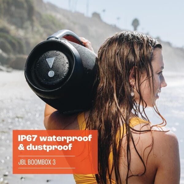 JBL Boombox 3 - Portable Bluetooth Speaker Powerful Sound and Monstrous bass