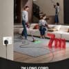 Vexilar Corded Vacuum Cleaner 60KPa/600W,Self-Standing,1.5L Large Dustbin